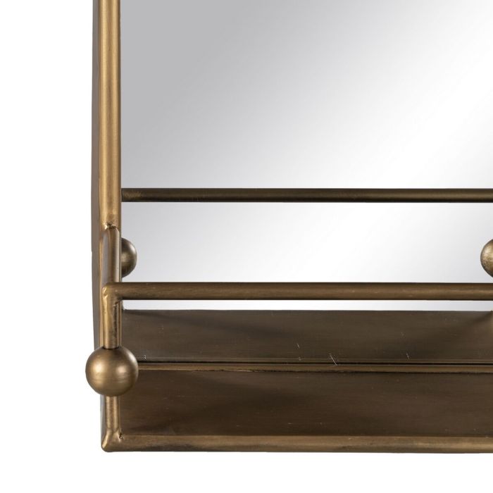 Espejo de pared Dorado Cristal Hierro 54 x 16,5 x 51 cm 2