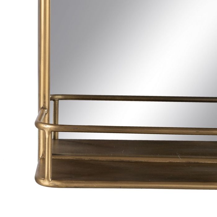 Espejo de pared Dorado Cristal Hierro 59 x 14,5 x 63 cm 5