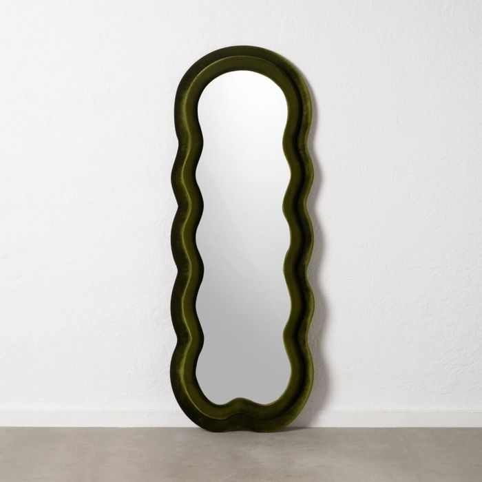 Espejo de pared Verde Franela Madera Cristal Vertical 60 x 4 x 160 cm 7