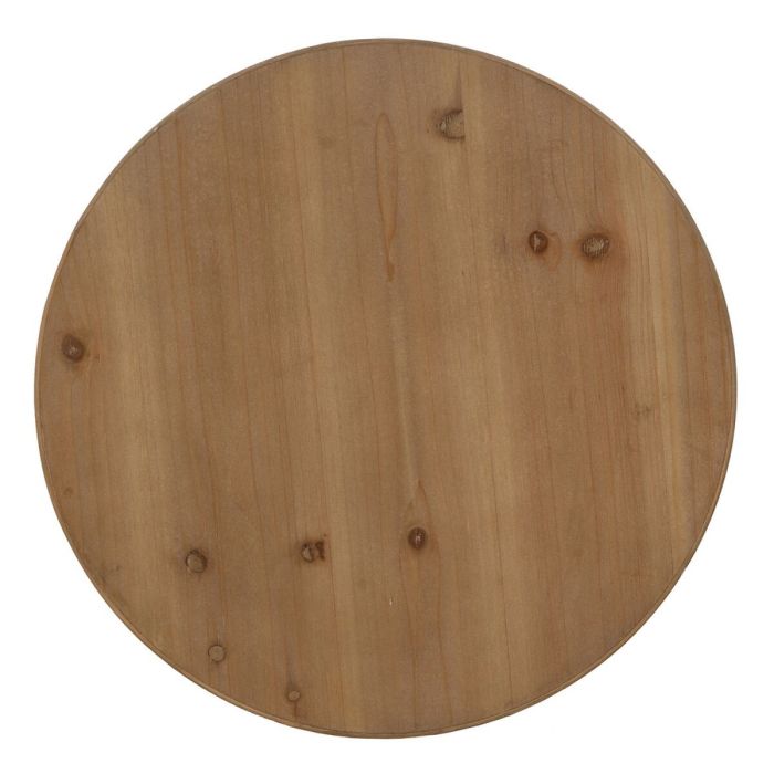 Mesita Auxiliar Natural Hierro Madera de abeto Madera MDF 39 x 39 x 51,5 cm 2