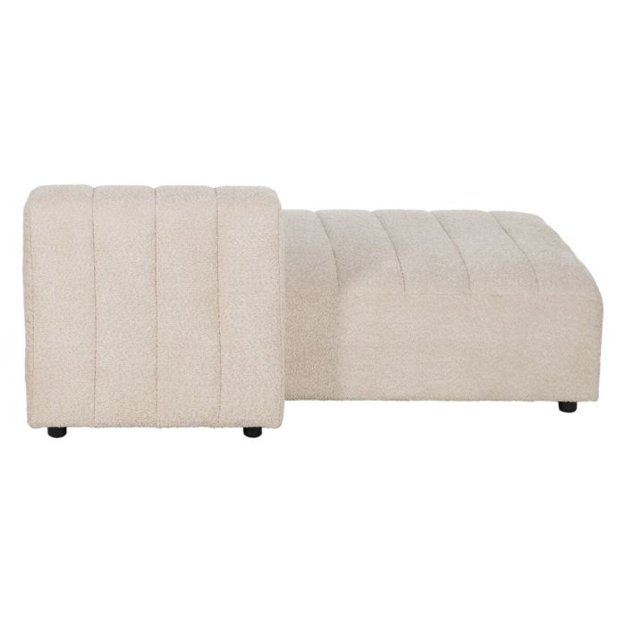 Sofá Beige Poliéster Hierro 148 x 100 x 66 cm 3