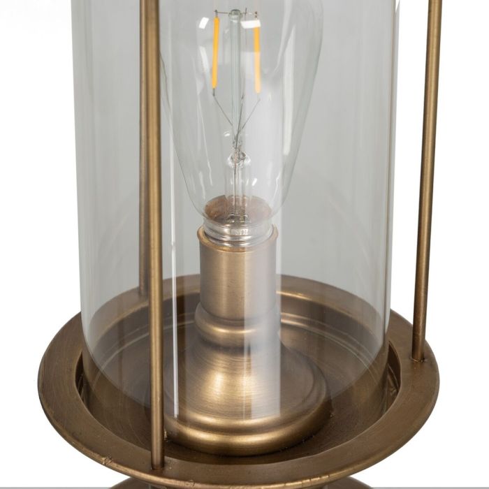 Lámpara Dorado Cristal Hierro 40 W 27 x 27 x 48 cm 2