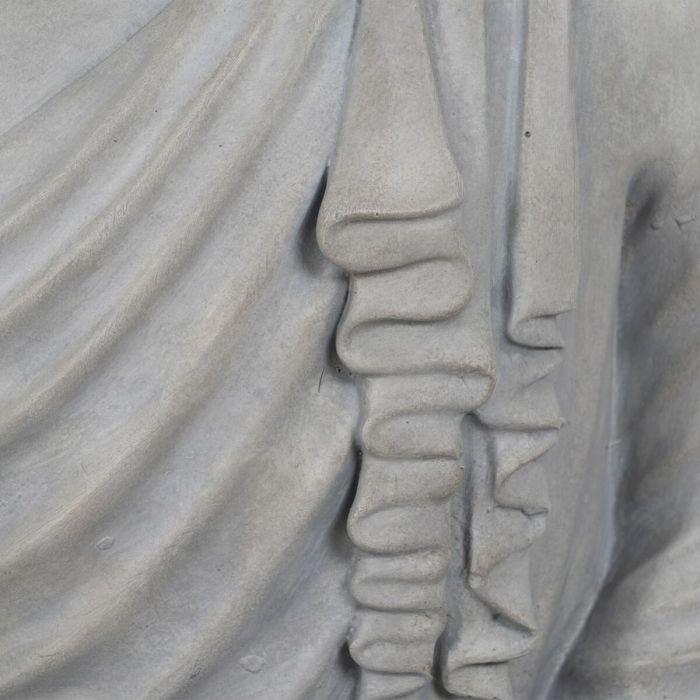 Escultura Buda Gris 46,3 x 34,5 x 61,5 cm 4