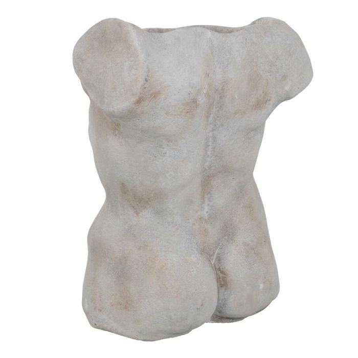 Macetero Gris Cemento Busto 20,5 x 13 x 29 cm 5