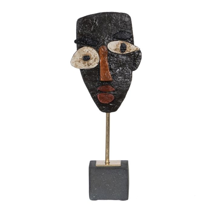 Escultura Marrón Negro Resina 52 x 35 x 41,5 cm Máscara
