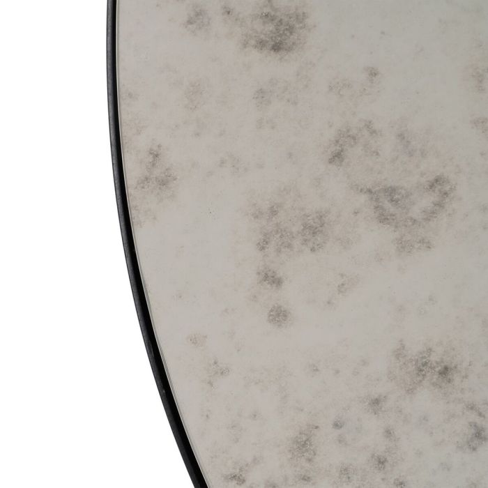 Espejo de pared Negro Cristal Hierro 90 x 90 cm 4