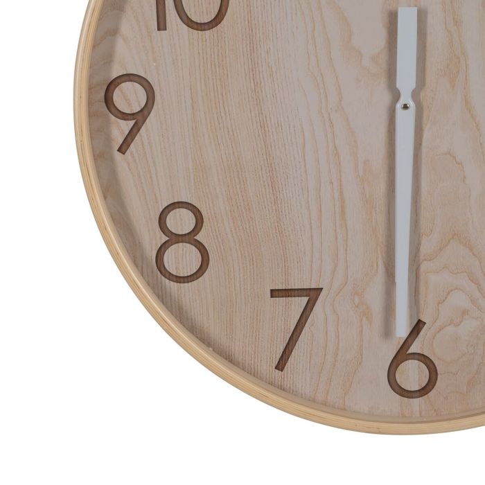 Reloj de Pared Natural Madera 60 x 60 x 5,5 cm 4