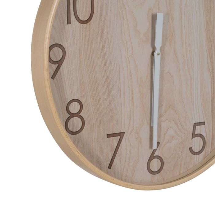 Reloj de Pared Natural Madera 60 x 60 x 5,5 cm 3