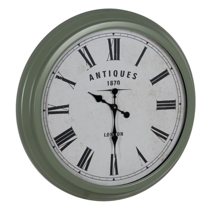 Reloj de Pared Verde Hierro 70 x 70 x 6,5 cm 7
