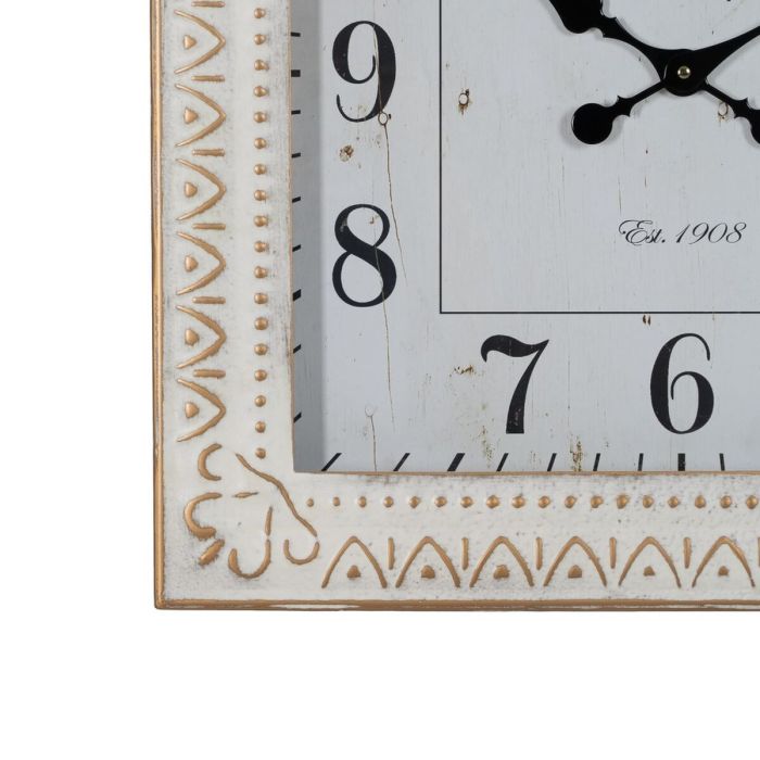 Reloj de Pared Blanco Hierro 60 x 60 x 6,5 cm 4