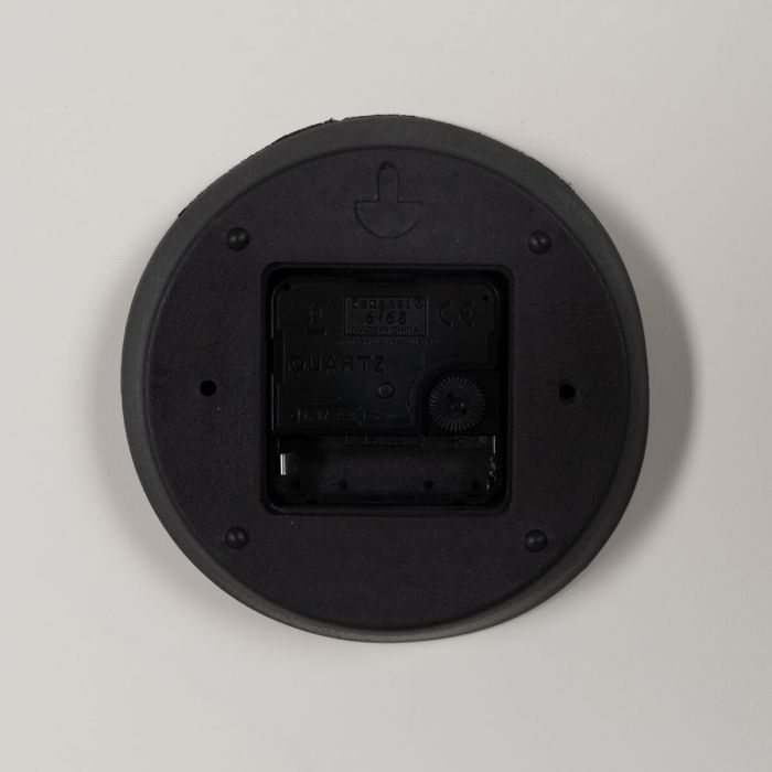 Reloj de Pared Mapamundi Blanco Negro Hierro 70 x 70 x 6,5 cm 1