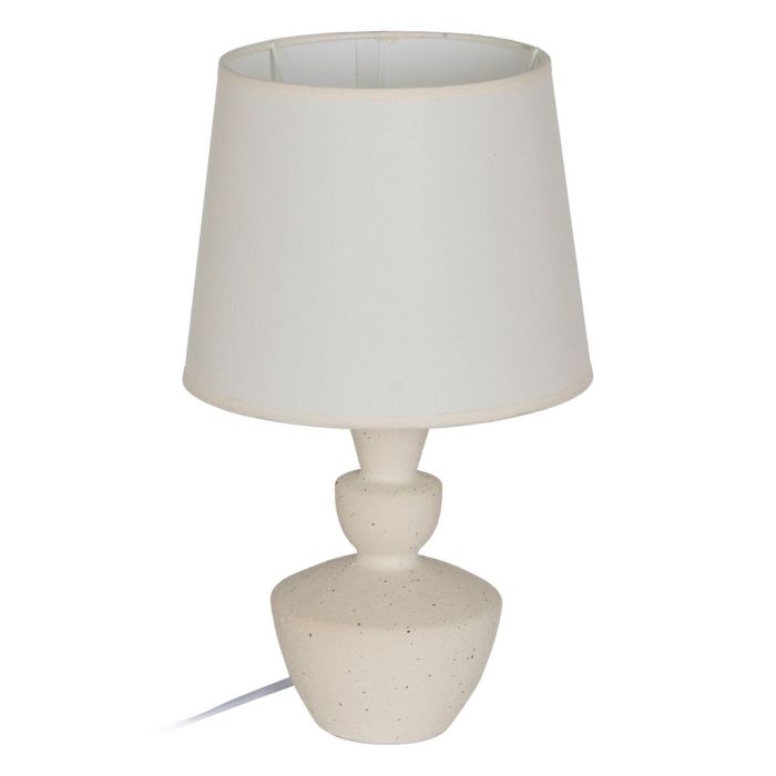 Lámpara de mesa Beige Crema 220 V 22 x 22 x 38 cm