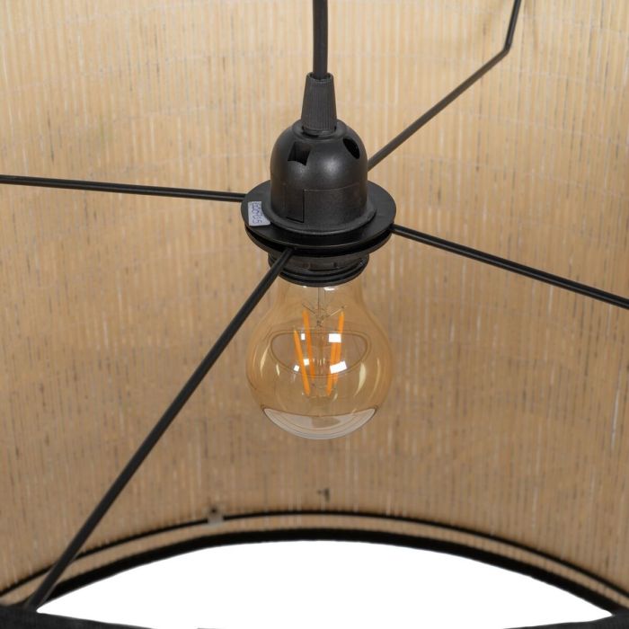Lámpara de Techo Bambú Hierro Paisaje 220-240 V 55 x 55 x 42 cm 1