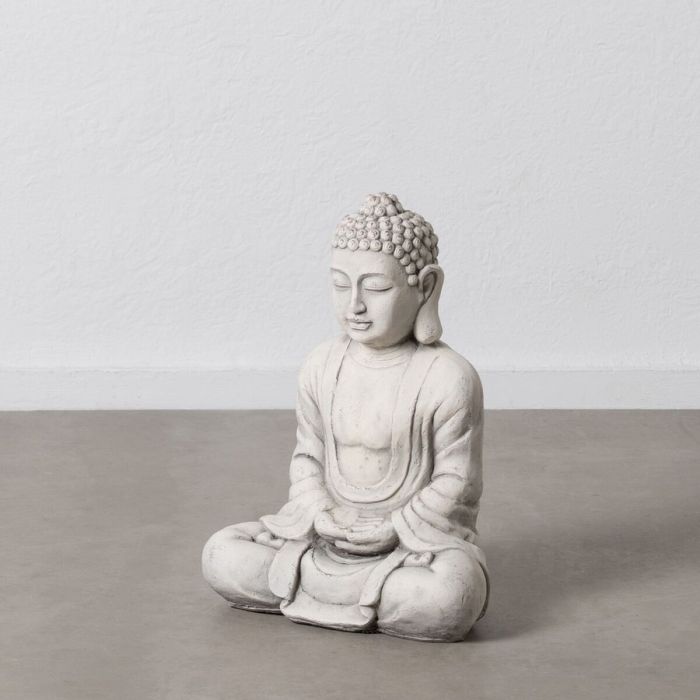 Escultura Buda Gris Étnico 44 x 27 x 58 cm 1