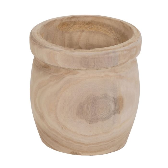 Set de Maceteros Natural Madera de Paulonia 43 x 43 x 44 cm (3 Unidades) 6