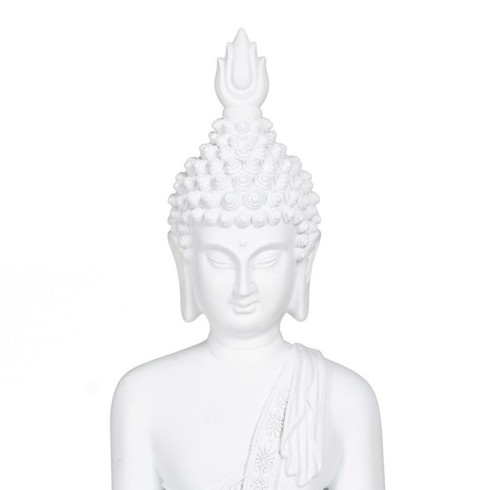 Figura Decorativa Blanco Buda 19,2 x 12 x 32,5 cm 5
