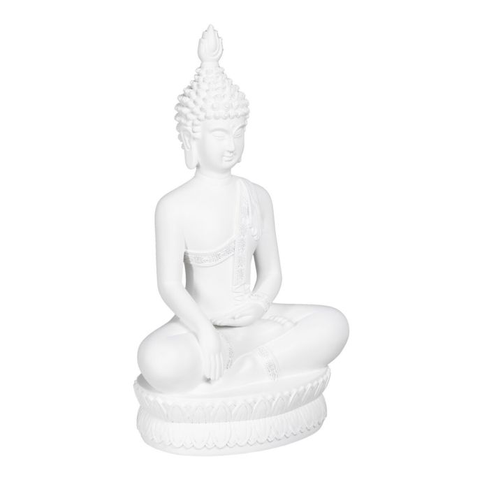 Figura Decorativa Blanco Buda 24 x 14,2 x 41 cm 3