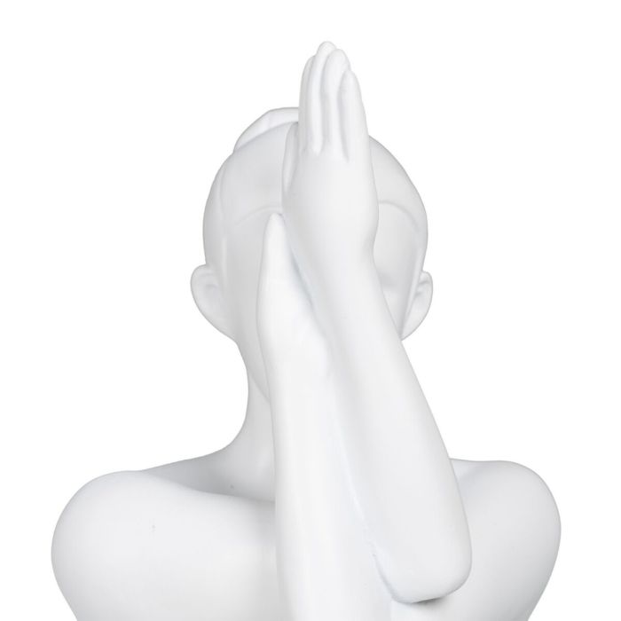 Figura Decorativa Blanco 18 x 13 x 24 cm 4