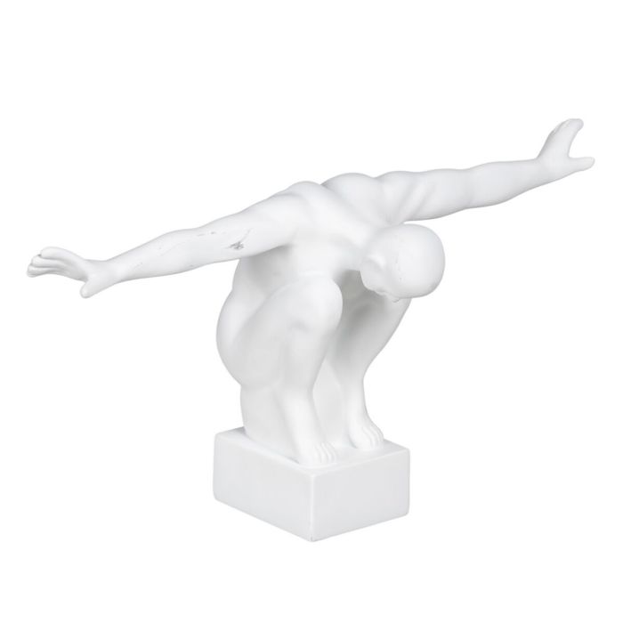 Figura Decorativa Blanco 39 x 15,5 x 19 cm 5