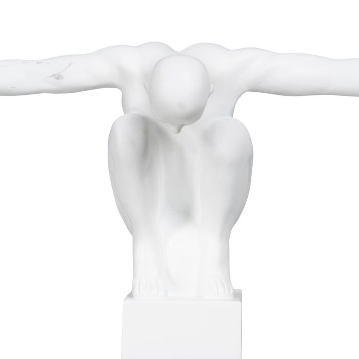 Figura Decorativa Blanco 39 x 15,5 x 19 cm 4