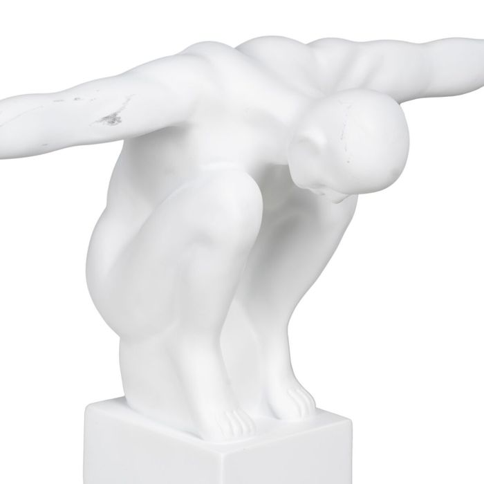 Figura Decorativa Blanco 39 x 15,5 x 19 cm 2