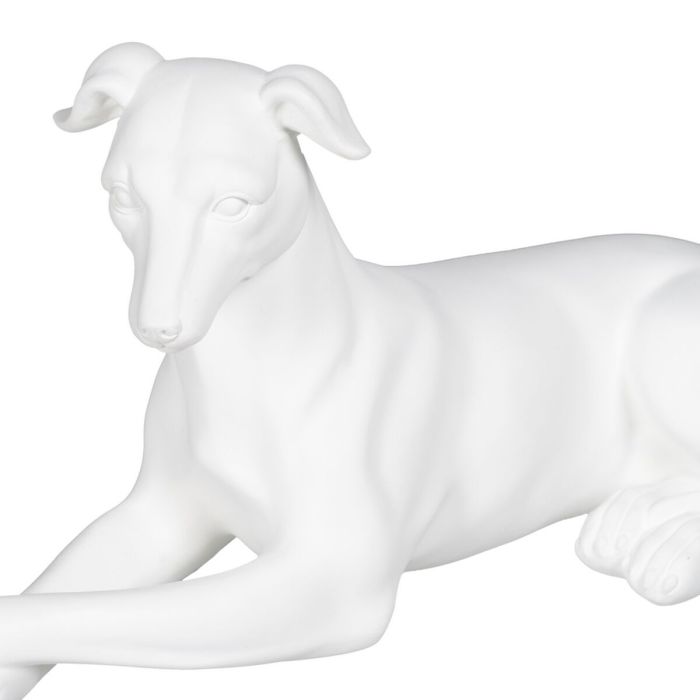 Figura Decorativa Blanco Perro 18 x 12,5 x 37 cm 3