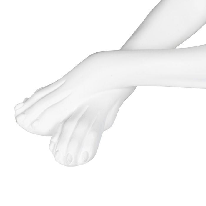 Figura Decorativa Blanco Perro 18 x 12,5 x 37 cm 1