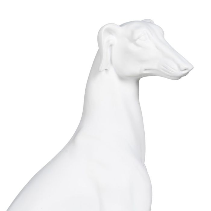Figura Decorativa Blanco Perro 19 x 12 x 37,5 cm 3