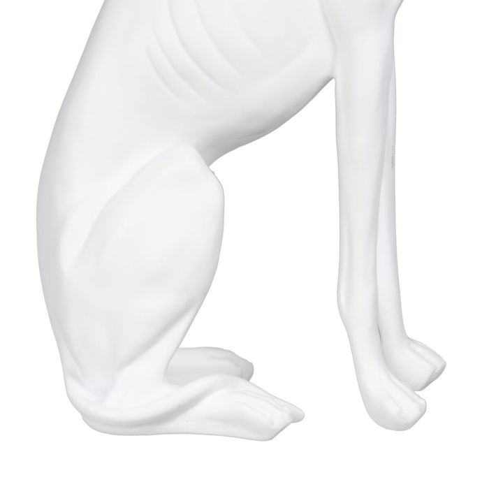 Figura Decorativa Blanco Perro 19 x 12 x 37,5 cm 2