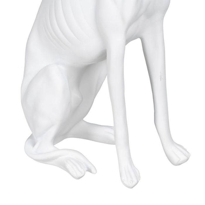 Figura Decorativa Blanco Perro 19 x 12 x 37,5 cm 1