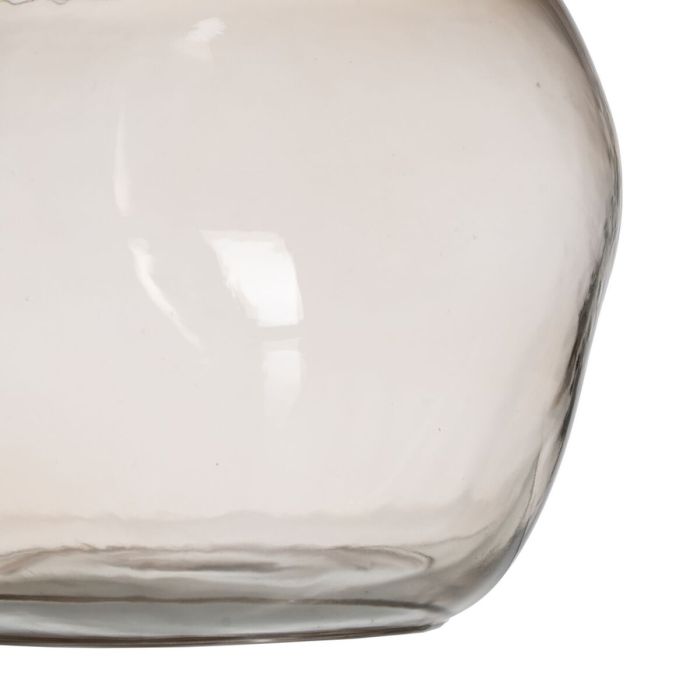 Jarrón Taupé Cristal 18 x 18 x 14,5 cm 1