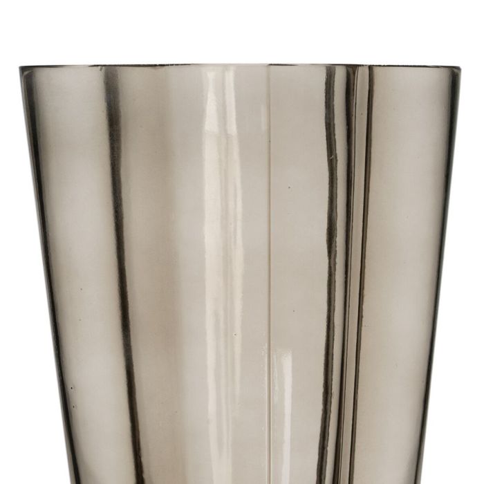 Jarrón Gris Cristal 15,5 x 15 x 25 cm 3