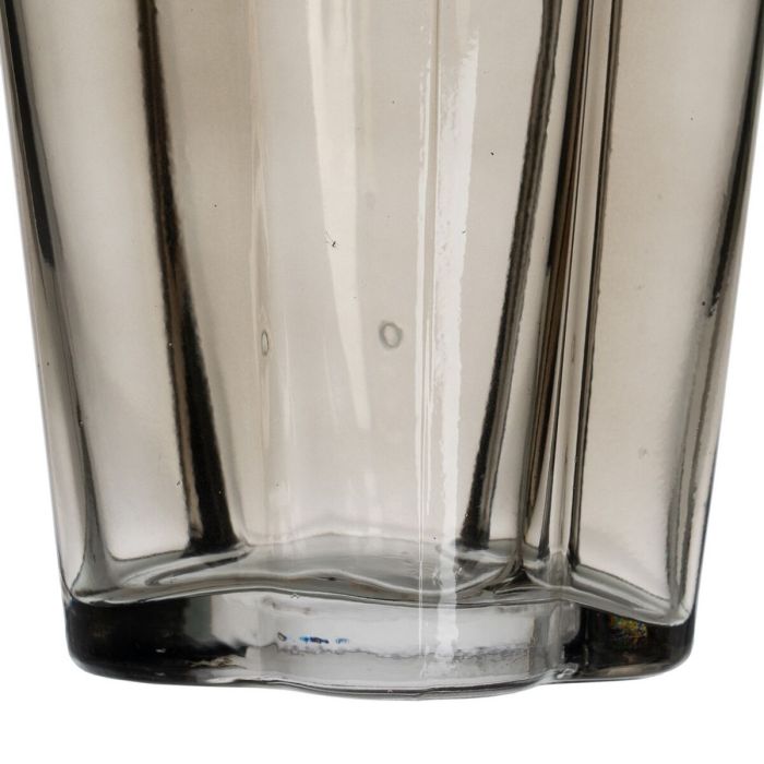 Jarrón Gris Cristal 15,5 x 15 x 25 cm 1