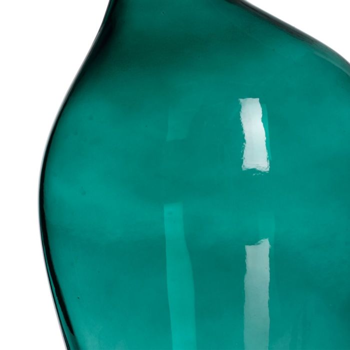 Jarrón Verde Cristal 12,5 x 8,5 x 24 cm 2