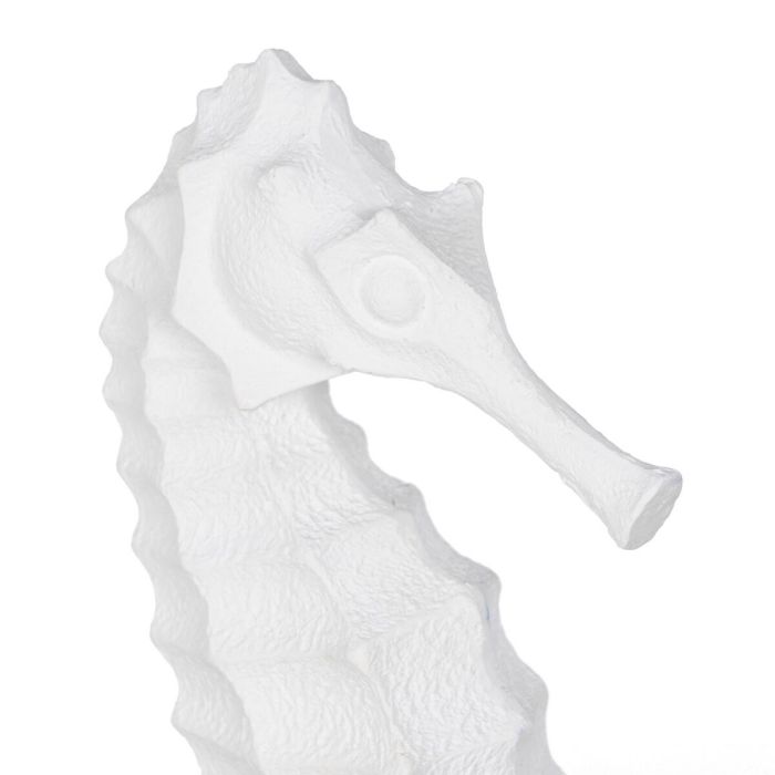 Figura Decorativa Blanco Caballito de Mar 15 x 12,5 x 45 cm 1