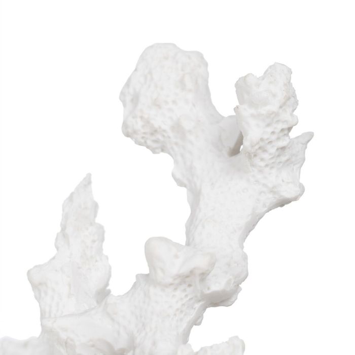 Figura Decorativa Blanco Resina Coral 17 x 17 x 20 cm 2