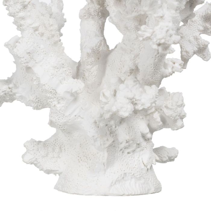 Figura Decorativa Blanco Resina Coral 17 x 17 x 20 cm 1