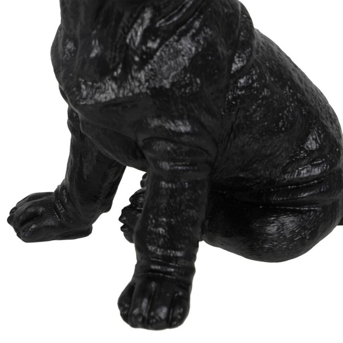 Figura Decorativa Negro Dorado Perro 15,5 x 18,4 x 25,5 cm 5