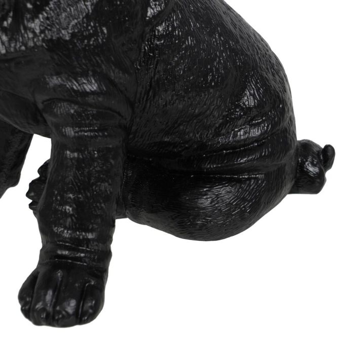 Figura Decorativa Negro Dorado Perro 15,5 x 18,4 x 25,5 cm 4