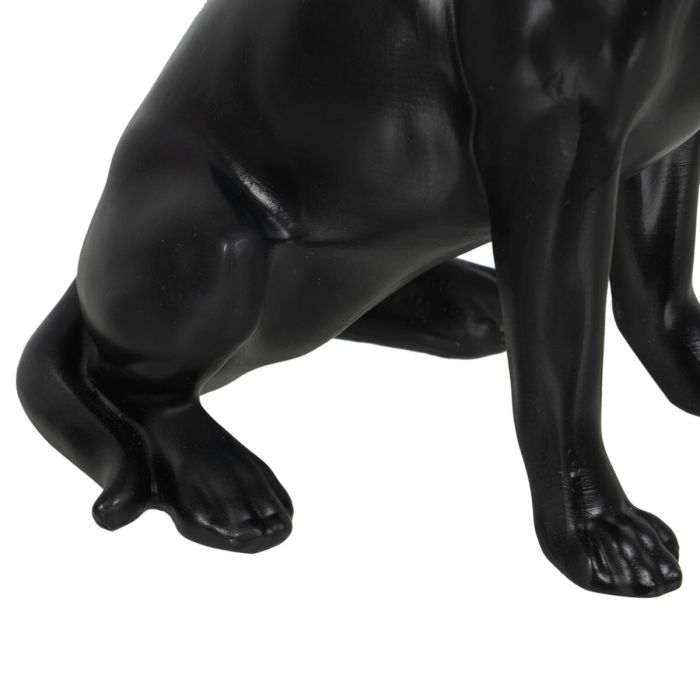 Figura Decorativa Negro Dorado Perro 17 x 11,7 x 25,5 cm 5