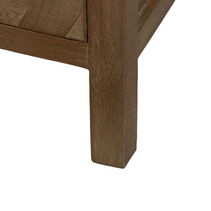 Mesita de Noche BRAYAN Natural Madera de Paulonia 48 x 35 x 66 cm 1