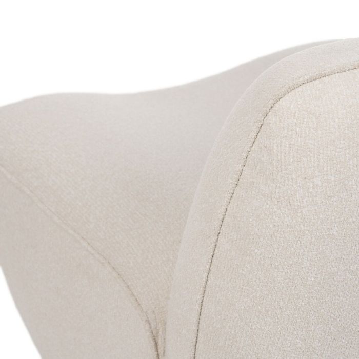 Sillón Blanco Madera MDF Foam 100 % poliéster 71 x 81 x 66 cm 1