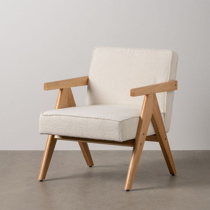 Sillón Blanco Natural 57 X 50 X 77 CM 10