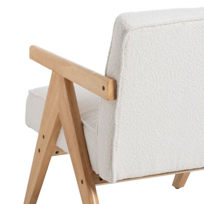 Sillón Blanco Natural 57 X 50 X 77 CM 2