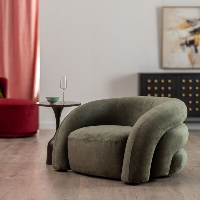 Sillón Verde Madera Foam 100 x 84 x 58 cm 9