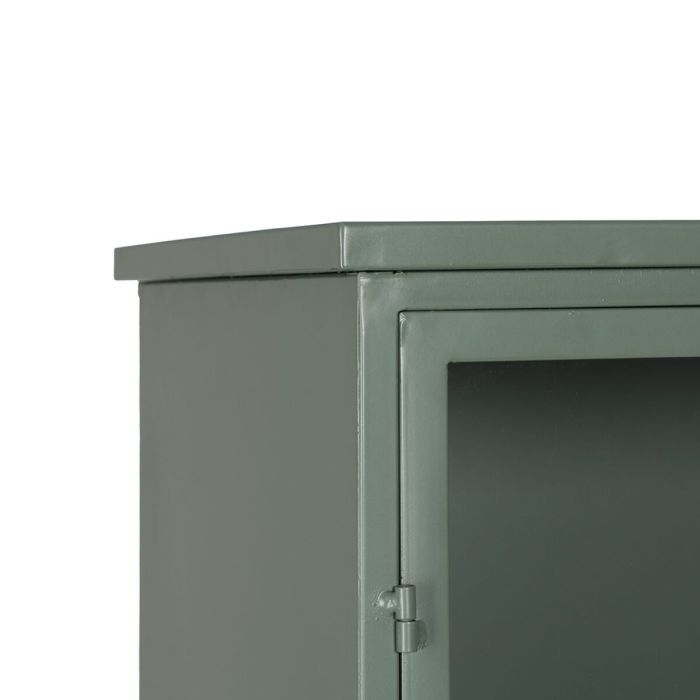 Vitrina con Doble Puerta de Cristal Menta Cristal Hierro 72 x 35 x 178 cm 7