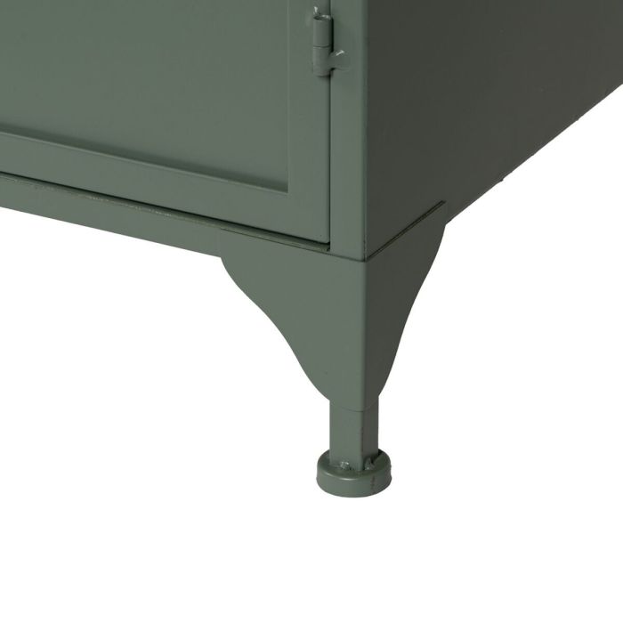 Vitrina con Doble Puerta de Cristal Menta Cristal Hierro 72 x 35 x 178 cm 1