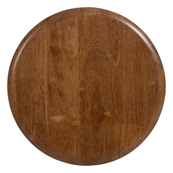 Mesa auxiliar LAGOM Negro Natural Hierro Madera de caucho 40 x 40 x 50 cm 2