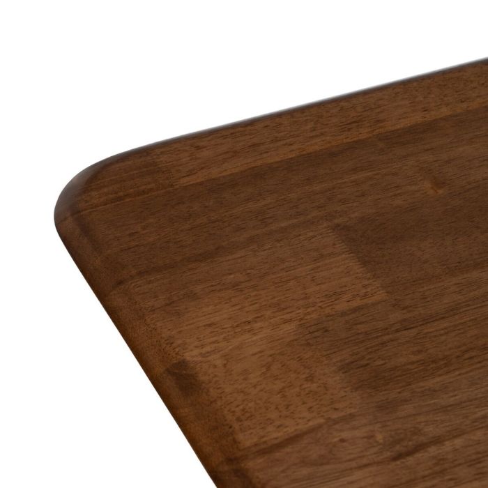 Mesa de Comedor LAGOM Negro Natural Hierro Madera de caucho 180 x 80 x 76 cm 6