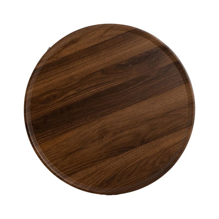 Mesa de Centro Marrón Negro Hierro Madera MDF 50 x 50 x 38 cm 2